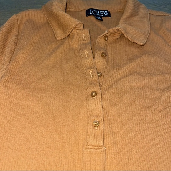 J. CREW Vintage Women's Ribbed Polo Shirt - Picture 5 of 9